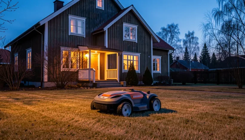 Stihl robottiruohonleikkuri talvisäilytys alkaa puutarhan valmistelulla syksyllä.