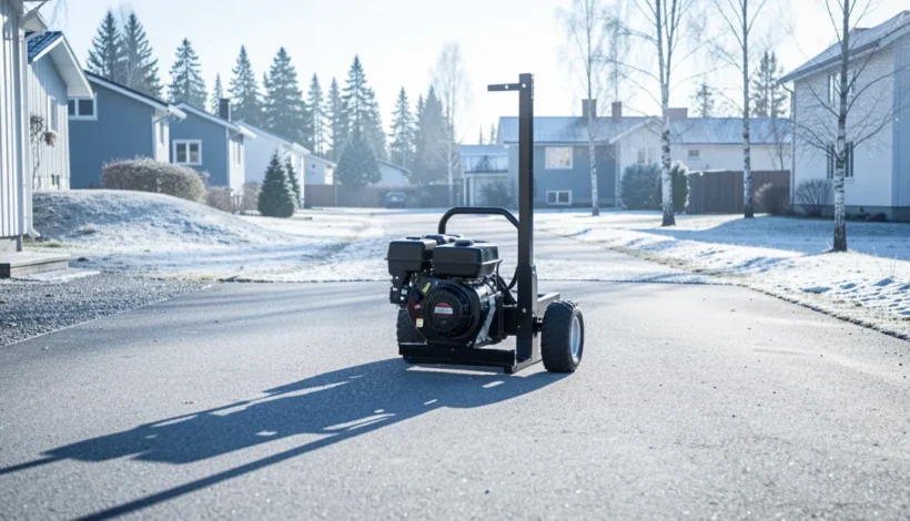 Halkomakone öljynvaihto on tärkeää tehdä huolellisesti ennen talven tuloa.